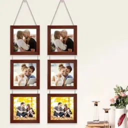 art street Brown Photo Frame For Wall Set Wall Hanging Picture-picture-6