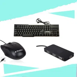 Prolite 3 in 1 combo (keyboard,mouse,hub) Combo Set-17
