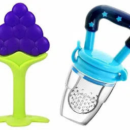 Fruit Feeder Nipple Pacifier with Fruit Shape Silicone Teether Tething Toy Teether and Feeder-23