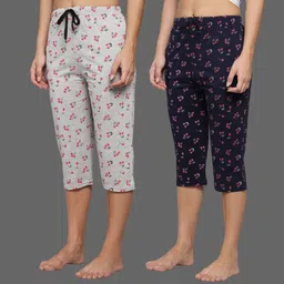 fit n fame Women Multicolor Capri-picture-32