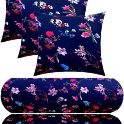 Microfibre Floral Bolster Pack of 5-image-85
