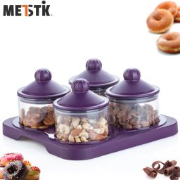 Serving Set, Bowl, Bowl Set, Airtight Container With Tray And Lid Bowl, Container, Tray, Plate Serving Set-picture-0