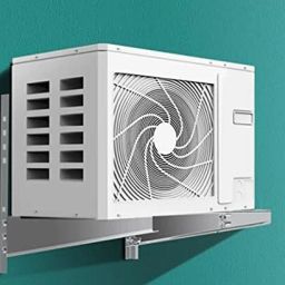 AC Outdoor Stand Heavy Duty Air Conditioner Outdoor Unit Bracket Wall Mount 2.3 for 1 Ton, 1.5 Ton, 2 Ton Stand L-47cm, Taper L-39cm Shelf Bracket-18