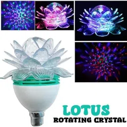 ™ Lotus Magical Bulb with 360 Degree Rotate Lights Spread Room Multi Coloured Candle-picture-7