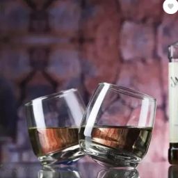 (Pack of 2) Round Whiskey Glass Glass Set Whisky Glass-image-28