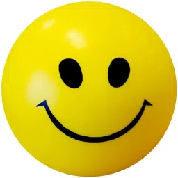 Stress Relief Round Shape Smiley Art Design Ball- 7 cm-17