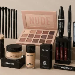 New Waterproof Makeup Kit Combo For Women & Girls (Set Of 10)))-image-1