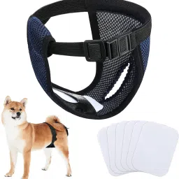 Pet Use Breathable Reusable Dogs Diapers Dog & Cat Safety Harness-2