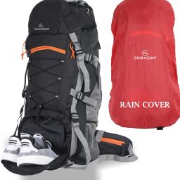 Trekking Hiking Backpack Travel Bag , Rain Cover / Shoe Compartment Rucksack Rucksack- 70 L-image-37