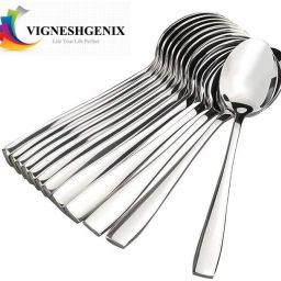 VIGNESHGENIX Classic Cookware Top – 22 Gauge Stainless Steel Coffee Spoon Set-image-18