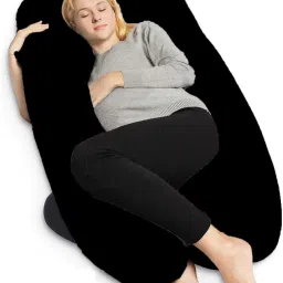 U-Shape Microfibre Solid Pregnancy Pillow/Maternity Pillow for Women Polyester Fibre Solid Pregnancy Pillow Pack of 1-image-78