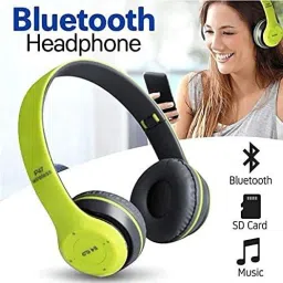 techpunch NEW BLUETOOTH HEADPHONE WITH MIC 6 HOURS NON STOP PLAY TIME FOR MUSIC & GAMING Bluetooth & Wired Headset image 4