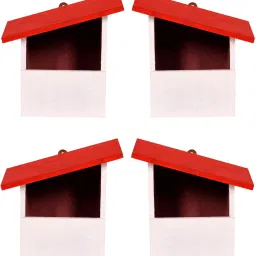 Bird Nest Combo Wooden Waterproof Pack Of 4 Bird House-10