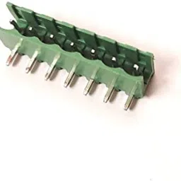 erhindia (Pack of 2) Pitch Right Angle Screw Terminal Block Male Connector 300V/15A, 28-12 AWG 5085 Connecrtor Plug In Type Screw Terminal Connector - 7 Pin image 2