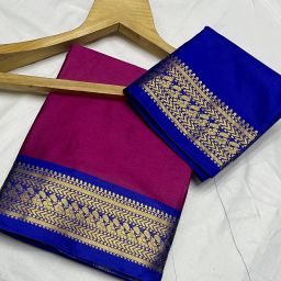 Woven, Self Design Bollywood Cotton Silk Saree-image-61