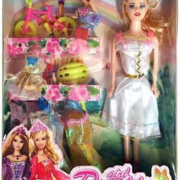 Doll and baby Doll with accessories and dresses-19