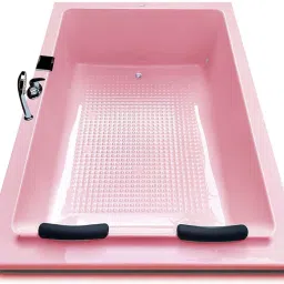 Phoenix 6 ft Acrylic with Front Panel and Filler System - Pink Free-standing Bathtub-image-91