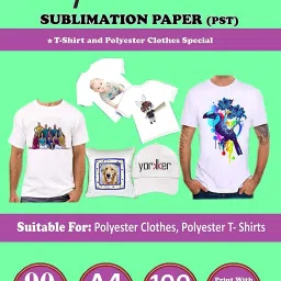 PST Sublimation Paper for Polyster Clothes and T-shirts Unruled A4 100 sheets 90 gsm A4 paper-4