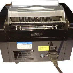 AKS AUTOMATION BLACK AUTO-MANUAL Cash Counting Machine with Fake Note Detection Note Counting Machine image 2
