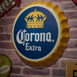 eazywagon Blue Metal Corona Extra Wall Decor-picture-31