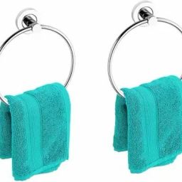 304 Stainless Steel Towel Ring/ Round Holder /Napkin Ring/Bathroom Set of 2 Silver Towel Holder-image-25