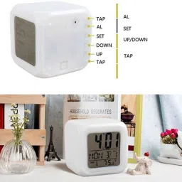 bbd kitchen shop Digital White Clock image 4