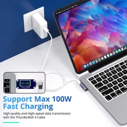 Tobo USB C Right Angle Adapter USB C 90 Degree Adapter TD-940CC USB Adapter image 4