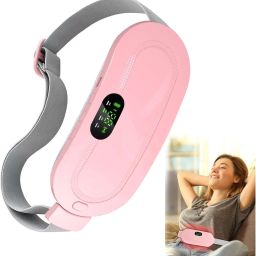 GJSHOP Portable Cordless Heating Pad For Period Cramp Relief Massager Adjustable Belt Period Cramp Heating Pads, Portable Cordless Menstrual Cramp Relief Massager Massager-image-74