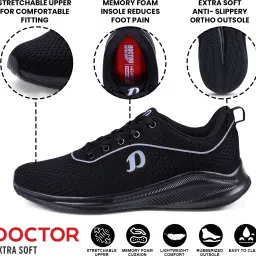 doctor extra soft Men Running Shoe with Memory Foam Insole & Ultrasoft Outsole|Sports,Gym,Training Running Shoes For Men image 4