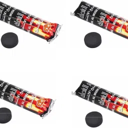 Charcoal Rolls for Bukhoor , Bakhoor and Hookah, Magic Coal (Pack of 4 Roll) (40 Disc) Hookah Charcoals-image-51