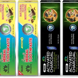 Trusted Ayurvedic HERBAL Activated Charcoal & Fresh Mint Toothpaste-image-29