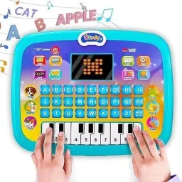 Kids Educational Laptop Toy with LED Screen – Early Learning Tablet with Piano-4