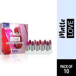 Matte Love Long Lasting Hydrating Mini Lipsticks for women combo pack of 10-28