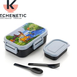 Crazy Lunch Box | Leak-Proof | BPA-Free | Kids Use 2 Containers Lunch Box-image-80