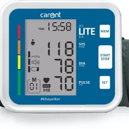 Carent Digital Automatic Blood Pressure Monitor with Large Display & Arm Cuff | BP56-Lite Bp Monitor-5