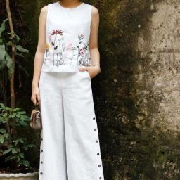 Top Palazzos Co-ords Set-image-20