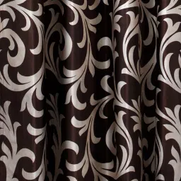 radhey radhey decor 243 cm (8 ft) Polyester Semi Transparent Door Curtain Single Curtain image 3