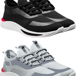 Combo Pack Of 2 Trendy & Stylish Casual Shoes Sneakers For Men-image-53