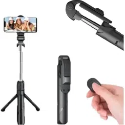 utkrist HIGH QUALITY XT002 WIRELESS SELFIE STICK, MULTI-FUNCTION WIRELESS Tripod, Tripod Ball Head, Tripod Kit image 3