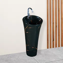 clayplus EXCLUSIVE TM SERIES'S PREMIUM PEDESTAL WASH BASIN Pedestal Basin-picture-3