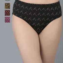Pack of 4 Women Hipster Multicolor Panty-image-56