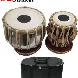 SGM-GT5 Professional Handmade Iron Tabla For Concert with Binnu And cover Bag Tabla-image-29
