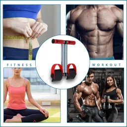 rasco COMBO RED BELT WITH FOAM GRIP WITH Hand Grip Ab Exerciser image 4