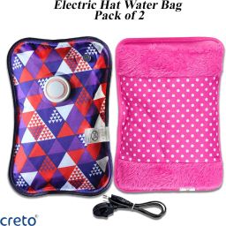 Heating Pad Combo Pack of 1 PVC & Velvet 1 L Hot Water Bag-image-13