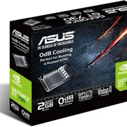 ASUS GT 730 2GB GDDR5 Low Profile Graphics Card (GT730-SL-2GD5-BRK-E) DDR5 2 GB NVIDIA Chipset 64 bit 5010 MHz Graphics Card image 3