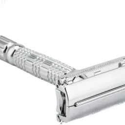 Premium Stainless Steel Double Edge Safety Razor, Men-2