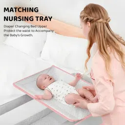 staranddaisy Pluto 3-in1 Baby Crib Cradle with Mosquito Net – Bassinet with Adjustable Height image 3
