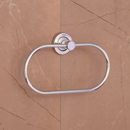 Stainless Steel Napkin/Towel Ring Oval Chrome Towel Holder-image-112