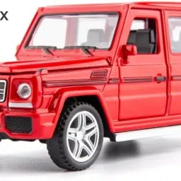 Red Benz G65 AMG Toy Vehicle Pull Back Die-Cast Car Model with Lights and Sound-46