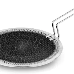 Non Stick Stainless Steel Induction Compatible Cookware Roti Tawa, Tawa 28 cm diameter-image-80